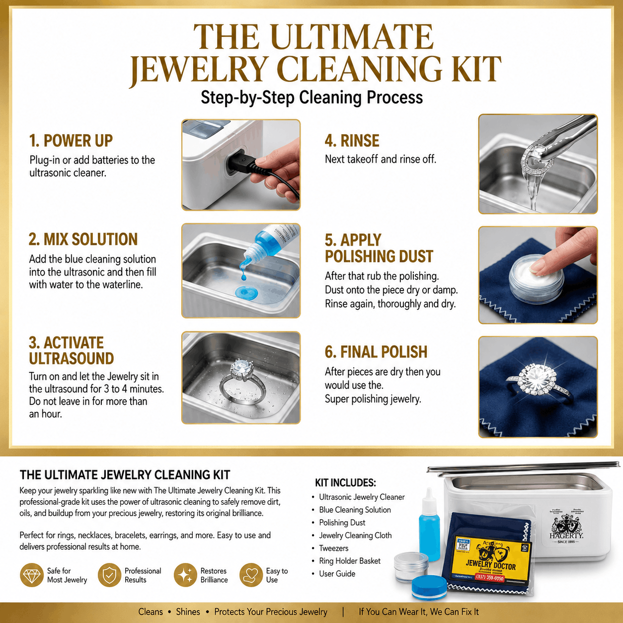 Ultimate Jewelry Cleaning Kit